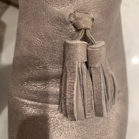 Pewter heeled mules by Karl Lagerfeld - Picture 3 of 10